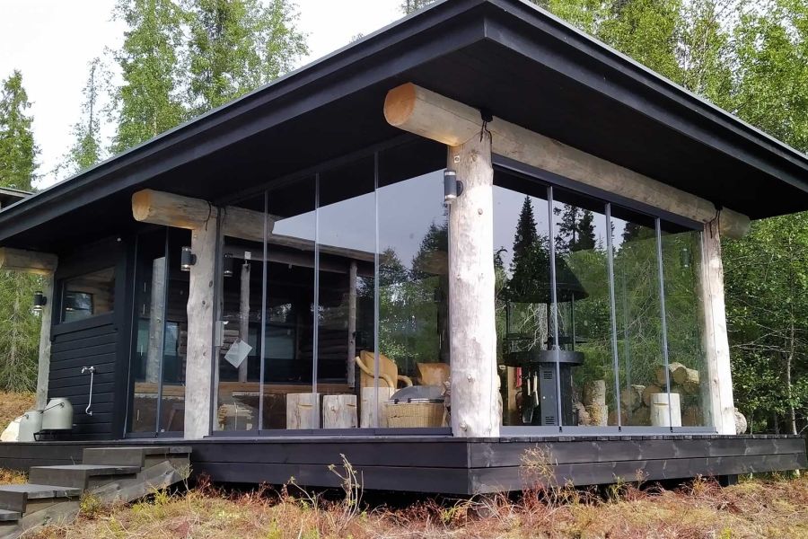 Grillikatoksen lasitus